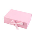 Ribbon Gift Boxes, Cardboard, 31 x 27 x 8.8 cm, Pack of 5 - Pink