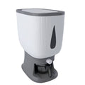 Rice Storage Container 10kg with Measuring Cup - Grey and White