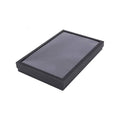 Ring Display Storage Box, 100 Slot - Black, Single (30 x 18 x 4.5 cm)
