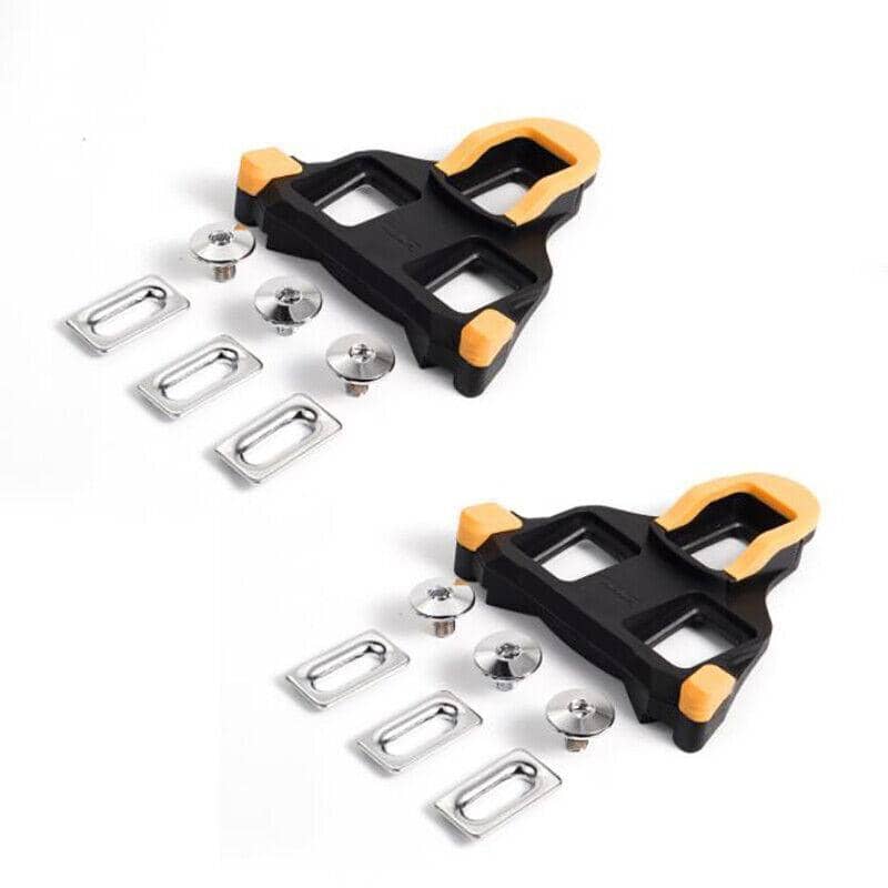Road Bike Pedal Cleats for Shimano SPD-SL - Blue, 2 Degree Float - view 3