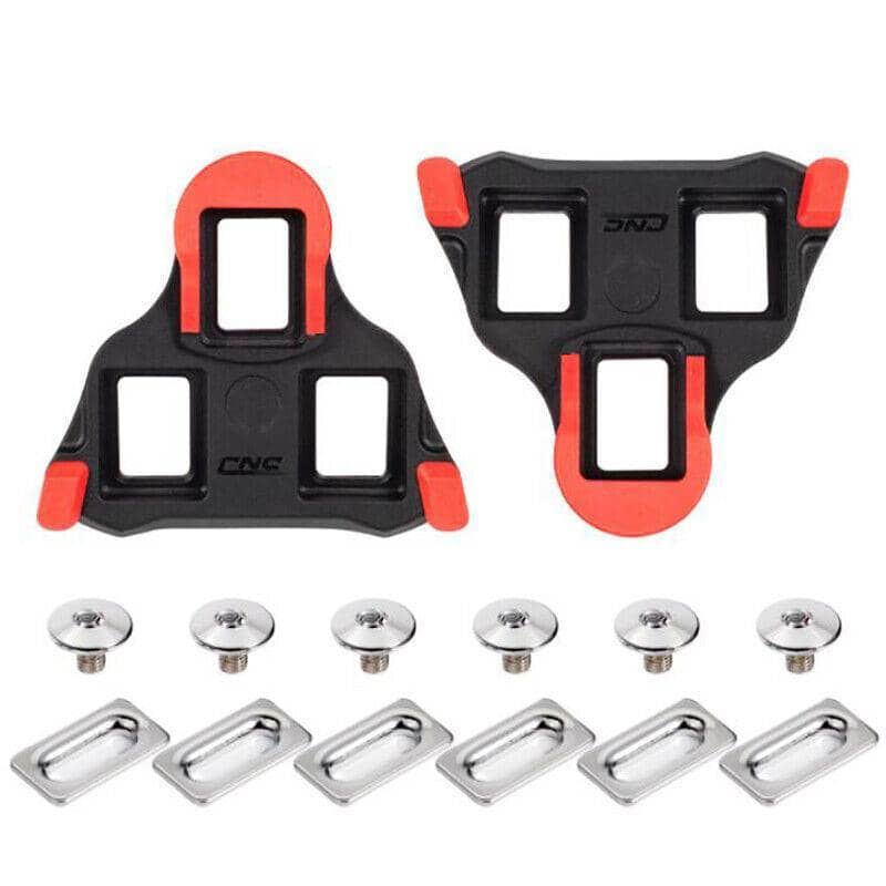 Road Bike Pedal Cleats for Shimano SPD-SL - Blue, 2 Degree Float - view 5