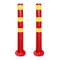 Road Warning Post Flexible Traffic Bollard Reflective Parking Driveway - Pack of 2 - view 2