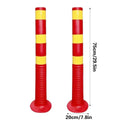 Road Warning Post Flexible Traffic Bollard Reflective Parking Driveway - Pack of 2 - view 3