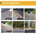 Road Warning Post Flexible Traffic Bollard Reflective Parking Driveway - Pack of 2 - view 4