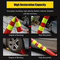 Road Warning Post Flexible Traffic Bollard Reflective Parking Driveway - Pack of 2 - view 5