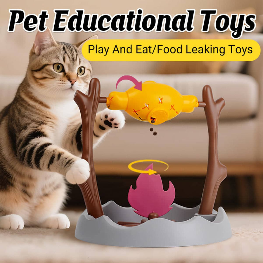 Roast Meat Shaped Slow Feeding Toy for Dogs and Cats - Interactive Pet Puzzle