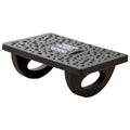Rocking Footrest with Massage Points - Black