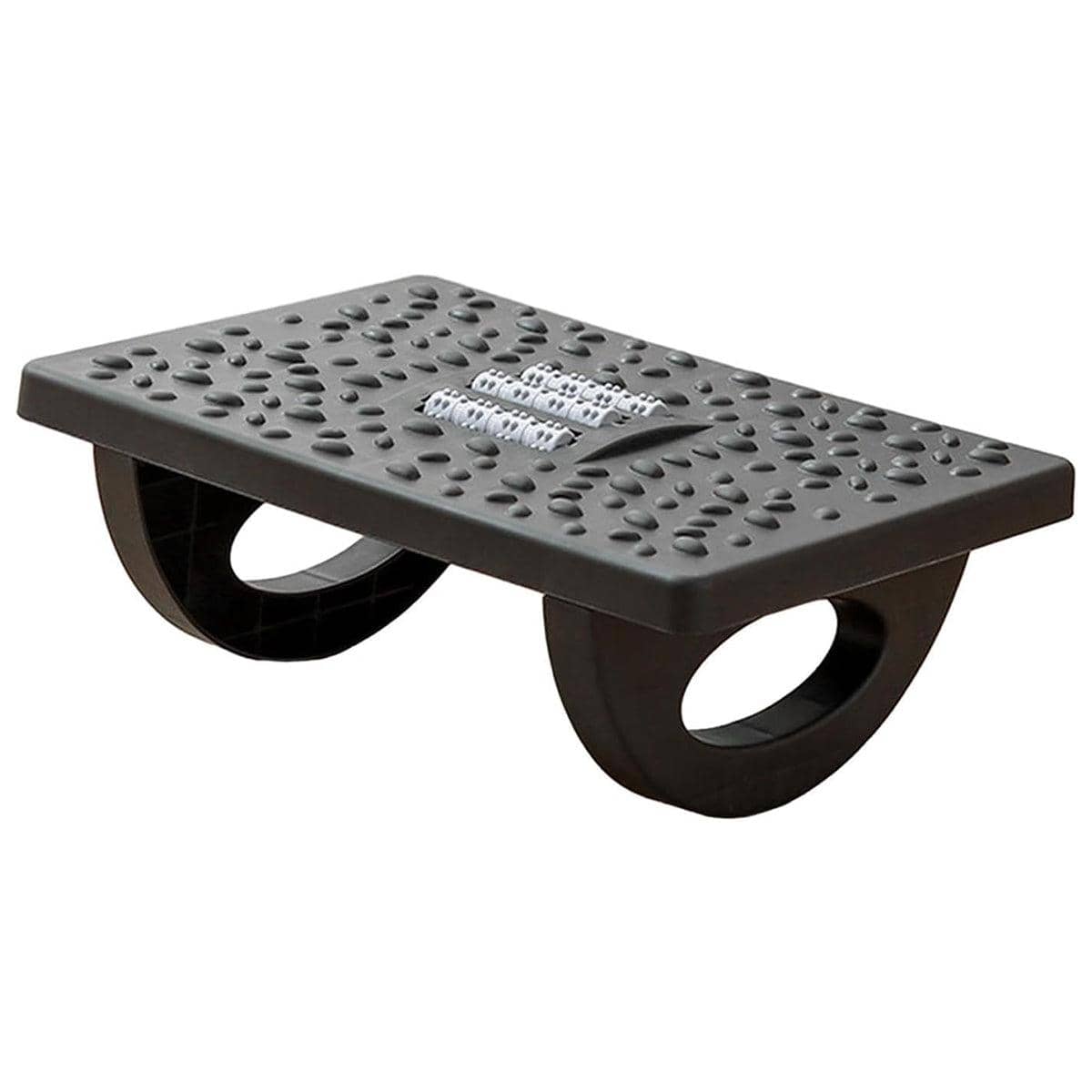 Rocking Footrest with Massage Points - Black