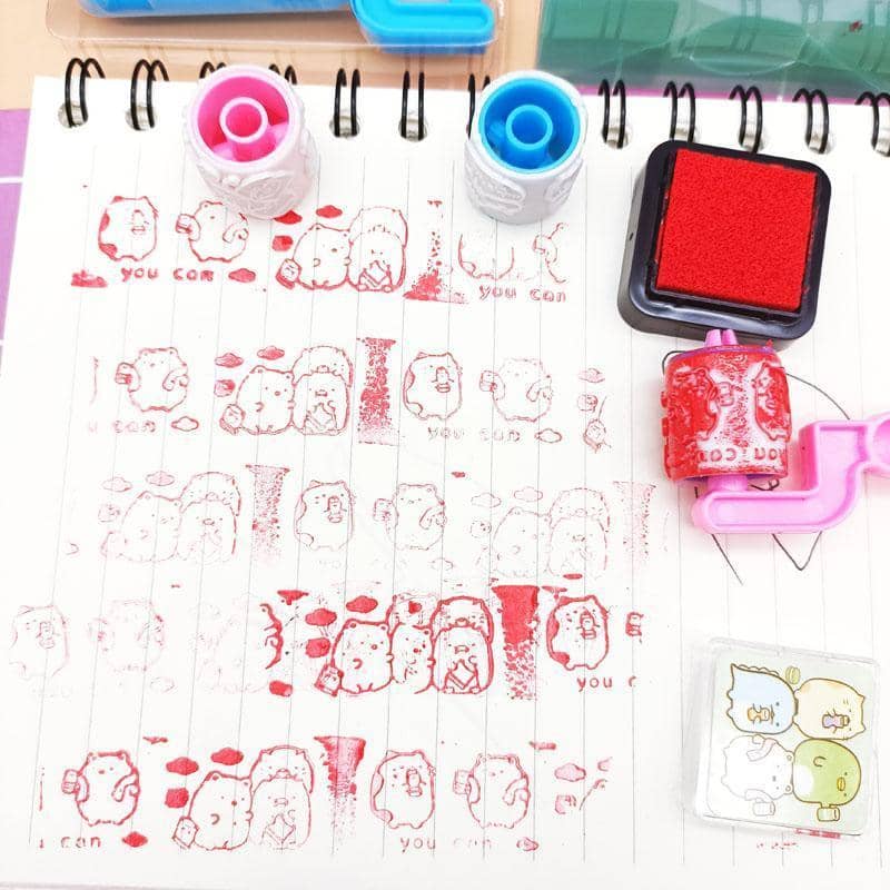 Roller Stamp Set for Scrapbooking and Kids Crafts, 5 Pieces - view 3