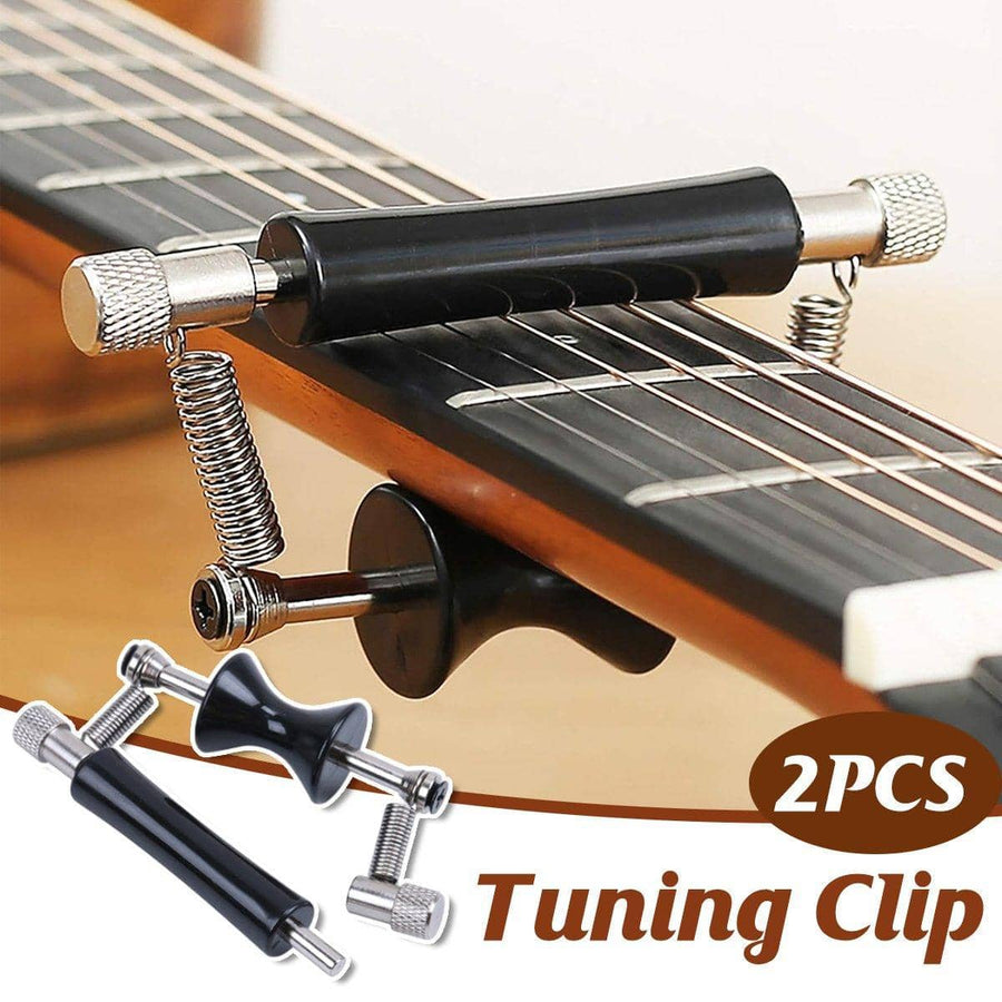 Rolling Guitar Capo Tone Clip Set, Pack of 2