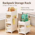 Rolling Storage Trolley Cart with Wheels - 2 Layer, 56 cm High - view 5
