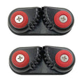 Rope Clamp Set, 2 Pack, Aluminium Alloy, Black, 86 x 38mm - view 2