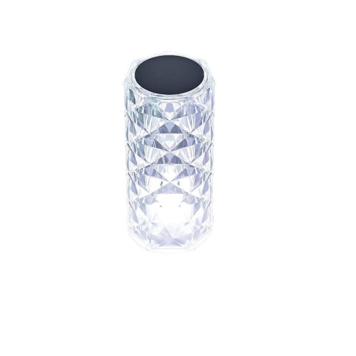 Rose Crystal Table Lamp, 16 Colour LED Night Light with Remote - view 2