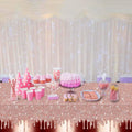 Rose Gold Disposable Waterproof PE Party Tablecloths - Pack of 3 - view 5