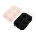 Rose Ice Cube Tray Silicone Mould with Lid - Black