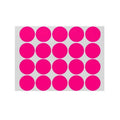 Rose Red Round Sticker Dots Adhesive Labels - 50mm, 40 Dots