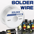 Rosin Core Solder Wire 0.8 mm - 63/37 Tin Lead, 100 g Spool