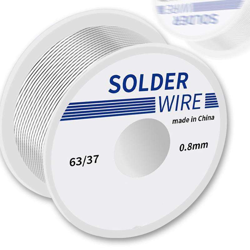 Rosin Core Solder Wire 0.8 mm - 63/37 Tin Lead, 100 g Spool - view 5