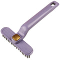 Rotary Bathroom Cleaning Brush with Hard Bristles - Purple