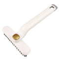 Rotary Bathroom Cleaning Brush with Hard Bristles - White