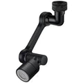 Rotatable Mechanical Arm Faucet Extender with Filter for Kitchen and Bathroom Taps - Black