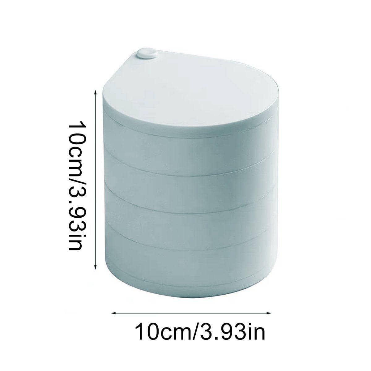 Rotating 4 Layer Jewellery Storage Box Organiser - view 3
