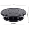 Rotating Cake Turntable Set with Icing Spatula and Decorating Tools - view 3