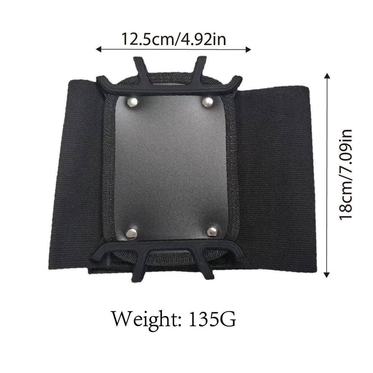Rotating Car Headrest Tablet Holder, 360 Degree - Black - view 3