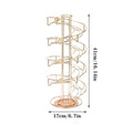 Rotating Coffee Capsule Rack, 360 Degree Spiral Pod Holder - Gold - view 4