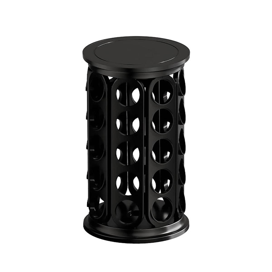 Rotating Coffee Pod Carousel Organiser, 40 Capacity - Black