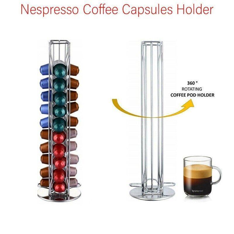 Rotating Coffee Pod Holder for Nespresso Classic Capsules, 40-Pod Capacity - view 4