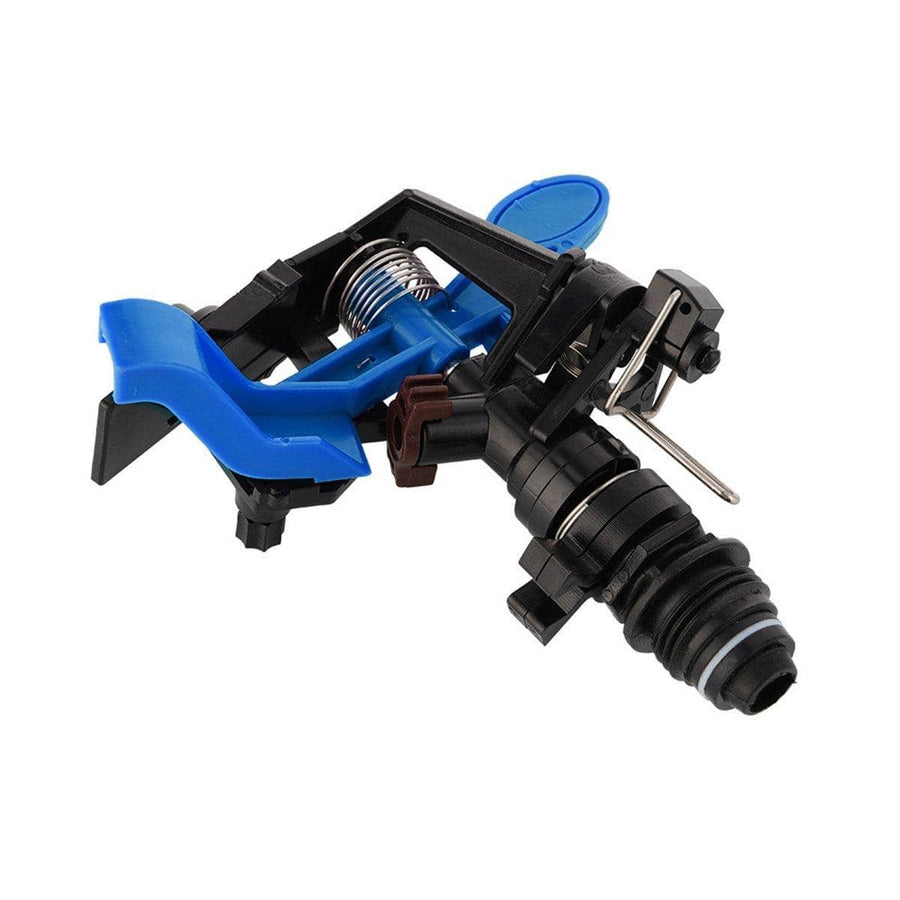 Rotating Lawn Sprinkler, Adjustable Rocker Arm - Blue, 4 Points