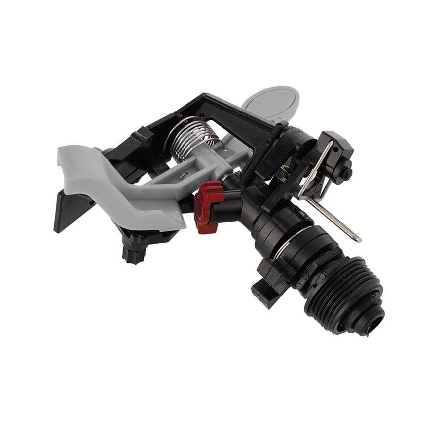 Rotating Lawn Sprinkler, Adjustable Rocker Arm - Grey, 6 Points