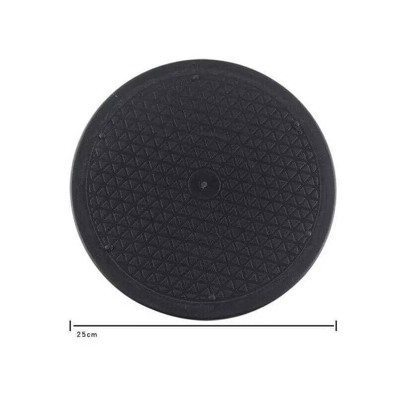 Rotating Lazy Susan Turntable Stand, Heavy Duty - 25 cm, Black