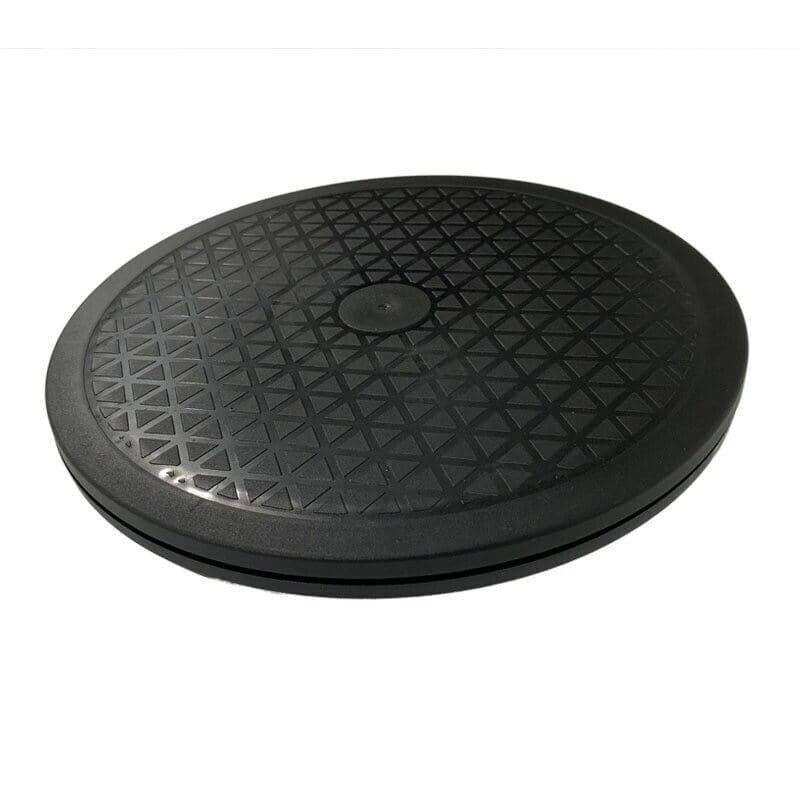Rotating Lazy Susan Turntable Stand, Heavy Duty - 25 cm, Black - view 3