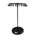 Rotating Necklace Display Stand, Iron Jewellery Rack - Black