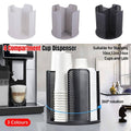 Rotating Paper Cup Holder Organiser with 4 Compartments - Grey - view 2