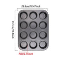 Round 12 Cup Cake Mould Baking Pan Set of 2 for Muffins and Mini Cakes - view 3