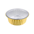 Round Aluminium Foil Containers with Plastic Lids, Pack of 50 - 1130 ml