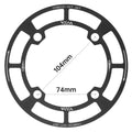 Round Bicycle Chainring Guard, 104 BCD Single Speed - Black - view 4