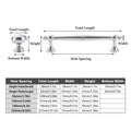 Round Brass Cabinet Knob, 32 mm Diameter - Silver - view 4