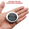 Round Candle Warning Stickers 38 mm, Pack of 2500 (5 Rolls) - Black - view 5