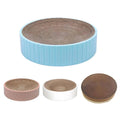 Round Cat Scratching Board and Lounge Bed - Light Blue - view 3