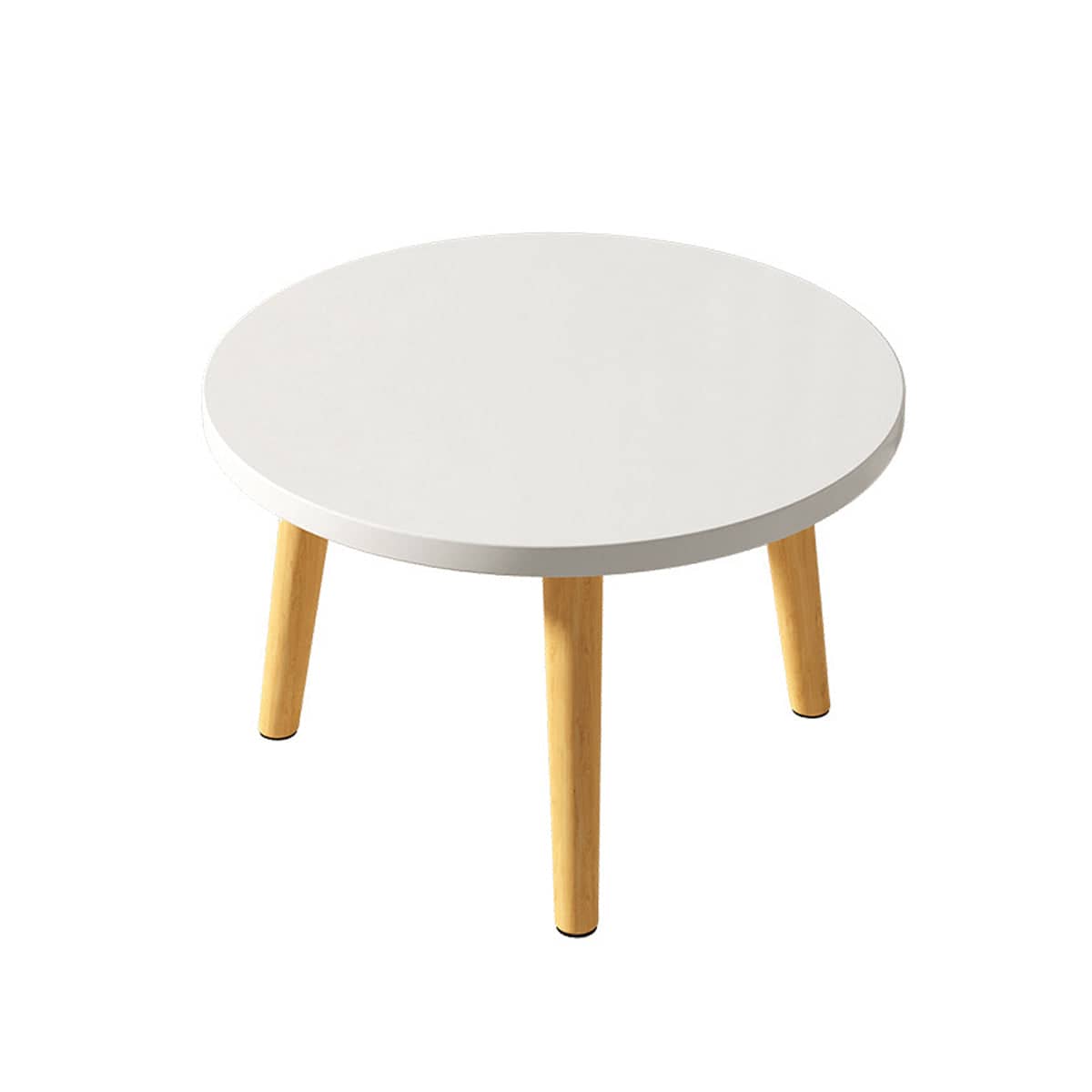 Round Coffee Table 50 cm Low Side Table for Living Room and Bedroom - view 2
