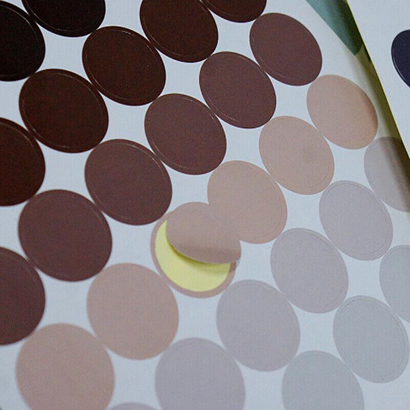 Round Dot Stickers for Scrapbooks and Journals, 288 Dots in 6 Sheets - view 4