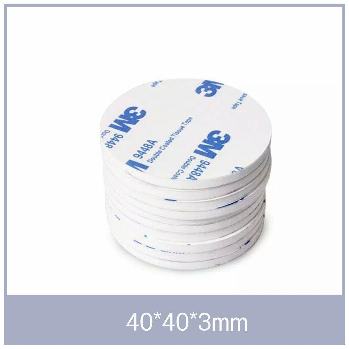 Round Double Sided Foam Tape Self Adhesive Pads - Medium (40 x 3mm), Pack of 4 - view 7