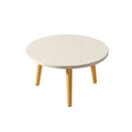 Round End Table 50 cm Diameter, 1-Tier Small Side Table for Living Room - view 2
