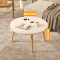 Round End Table 50 cm Diameter, 1-Tier Small Side Table for Living Room - view 3