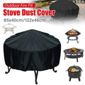 Round Fire Pit Cover, 210D Waterproof - 122 x 46 cm - view 2