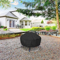 Round Fire Pit Cover, 210D Waterproof - 122 x 46 cm - view 4